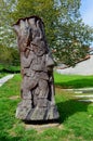 Wood carving detail at The Castle at Historic ÃÂ kofja Loka, Slovenia